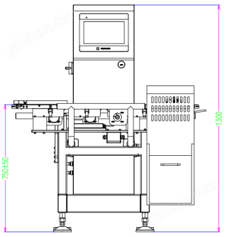 高精度检重秤 精密垫片样品3g高精度检重仪耐用称重机