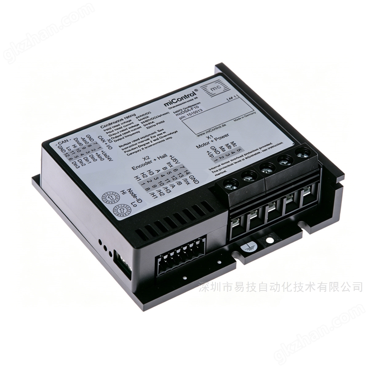 miControl EtherCAT 工业总线伺服驱动器