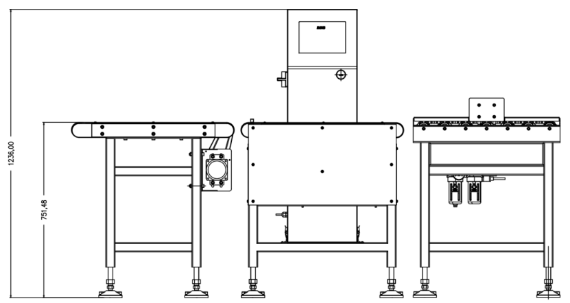 自動檢重儀 大米袋裝12kg自動檢重儀稱重分選機來幫忙
